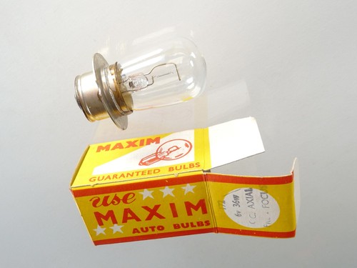 Nos maxim headlight bulb 6v - 2,