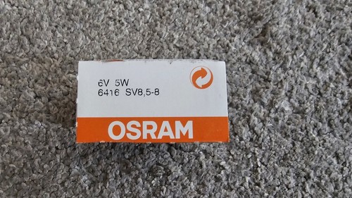 Pair osram 6416 - of,
